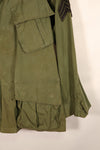 1967 Contract, S-S, 3rd Model Jungle Fatigue Jacket, 25th Infantry Division Patch, Used