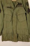 1967 Contract, S-S, 3rd Model Jungle Fatigue Jacket, 25th Infantry Division Patch, Used