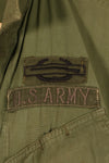 1967 Contract, S-S, 3rd Model Jungle Fatigue Jacket, 25th Infantry Division Patch, Used