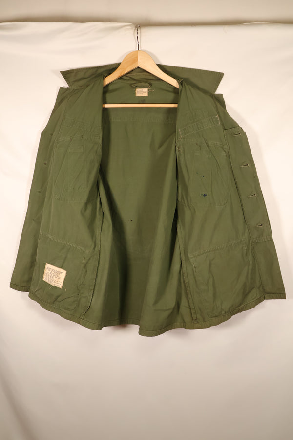 1967 Contract, S-S, 3rd Model Jungle Fatigue Jacket, 25th Infantry Division Patch, Used
