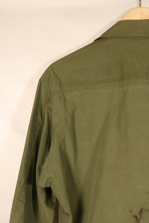 1967 Contract, S-S, 3rd Model Jungle Fatigue Jacket, 25th Infantry Division Patch, Used