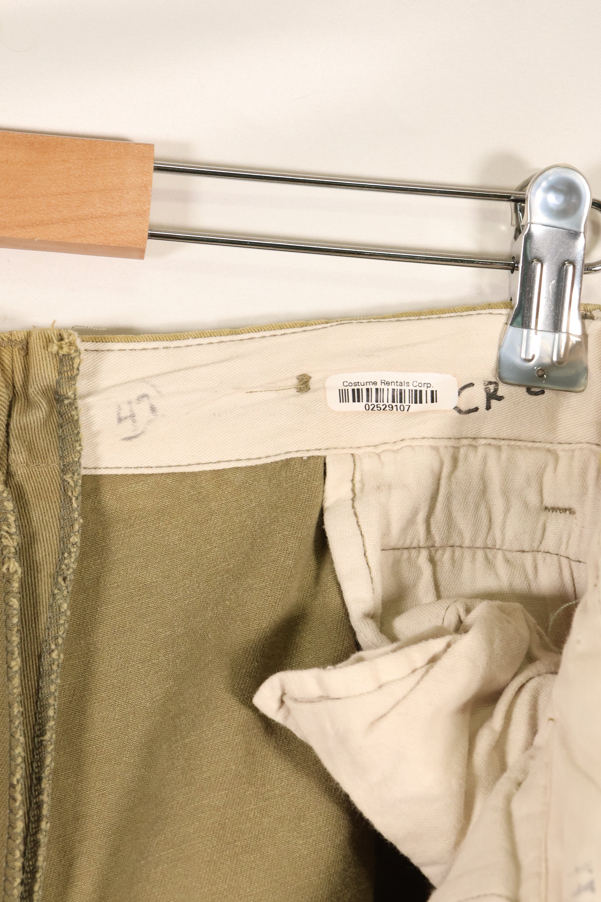 Movie Costume Large Movie Costume Private Ryan US Army M42 Jump Pants Used A