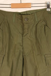 Late 1960s, S-R, U.S. Army, 4th Model Jungle Fatigue Pants, in good condition, almost unused