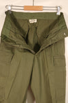 Late 1960s, S-R, U.S. Army, 4th Model Jungle Fatigue Pants, in good condition, almost unused