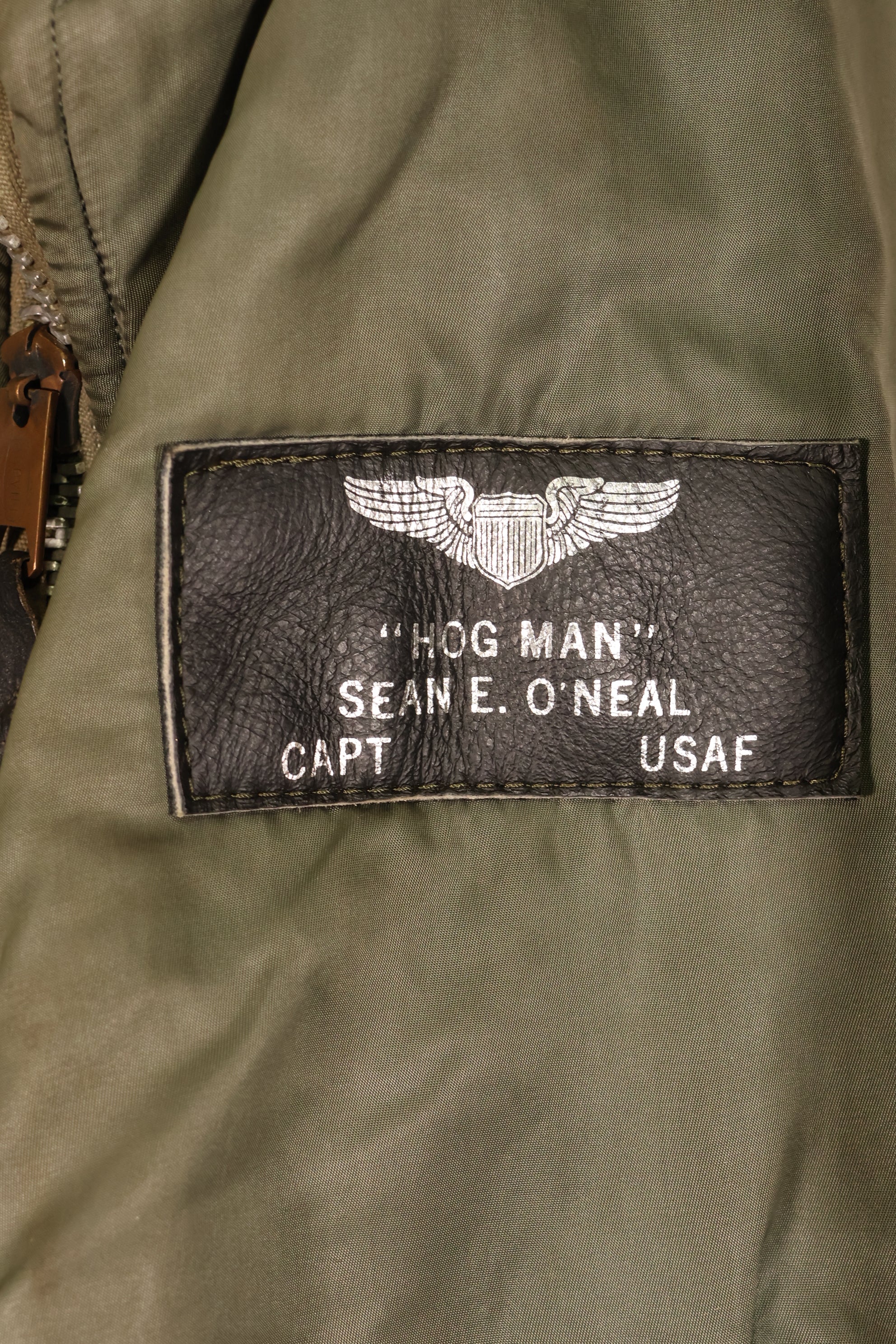 1970 Contract, LARGE, U.S. Air Force (USAF), MA-1 Flight Jacket, Original Patches, Used