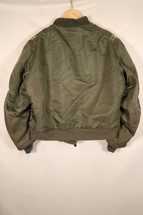 1970 Contract, LARGE, U.S. Air Force (USAF), MA-1 Flight Jacket, Original Patches, Used