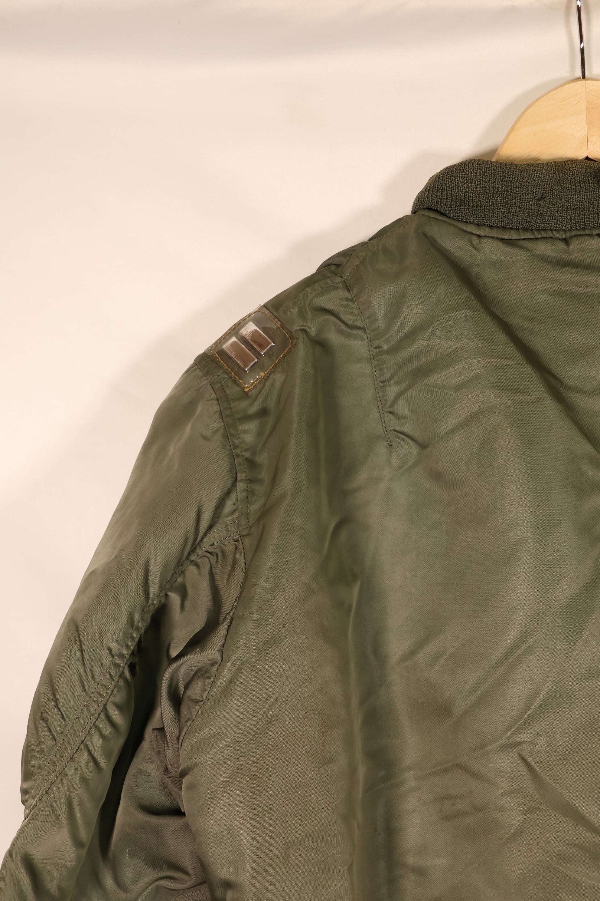 1970 Contract, LARGE, U.S. Air Force (USAF), MA-1 Flight Jacket, Original Patches, Used