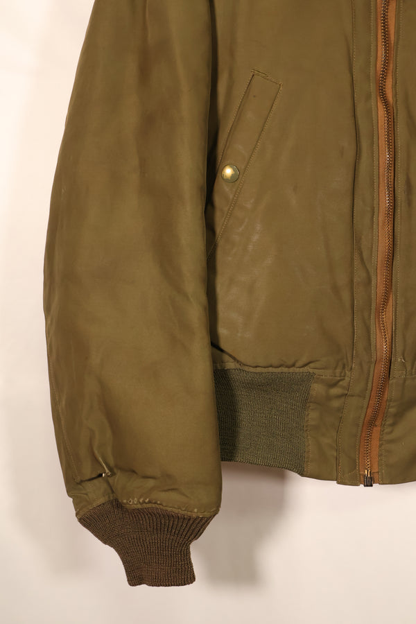 1940s, Size 38, U.S. Army Air Forces (USAAF) B-15 Flight Jacket, with elevator modifications, in good condition