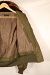 1940s, Size 38, U.S. Army Air Forces (USAAF) B-15 Flight Jacket, with elevator modifications, in good condition