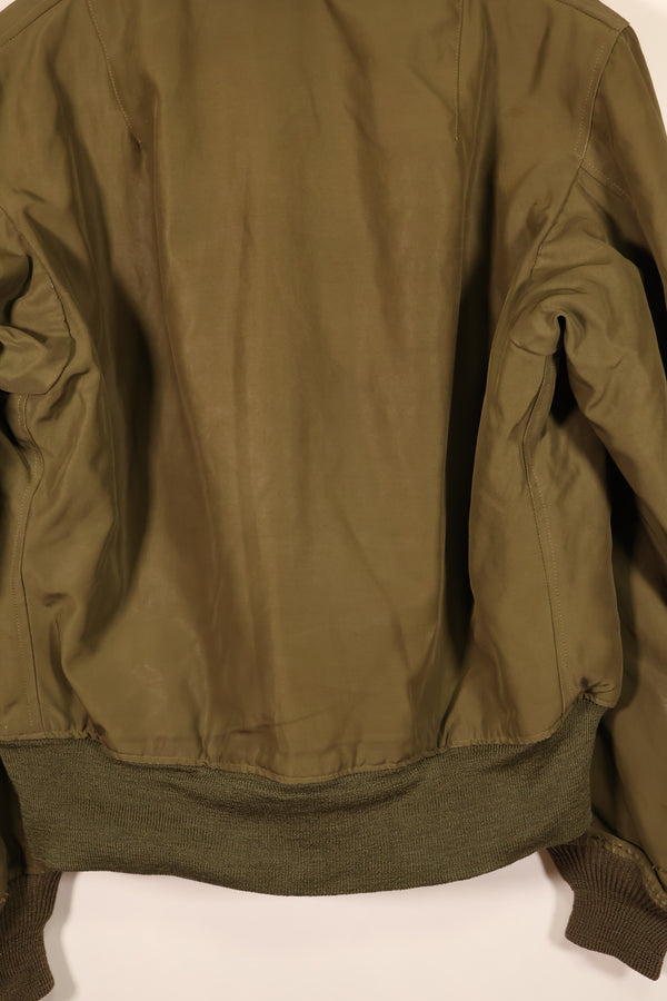 1940s, Size 38, U.S. Army Air Forces (USAAF) B-15 Flight Jacket, with elevator modifications, in good condition