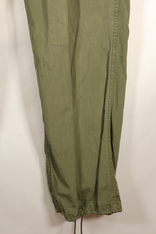 1964 Contract S-R 1st Model Jungle Fatigue Pants, CRC release, faded, used