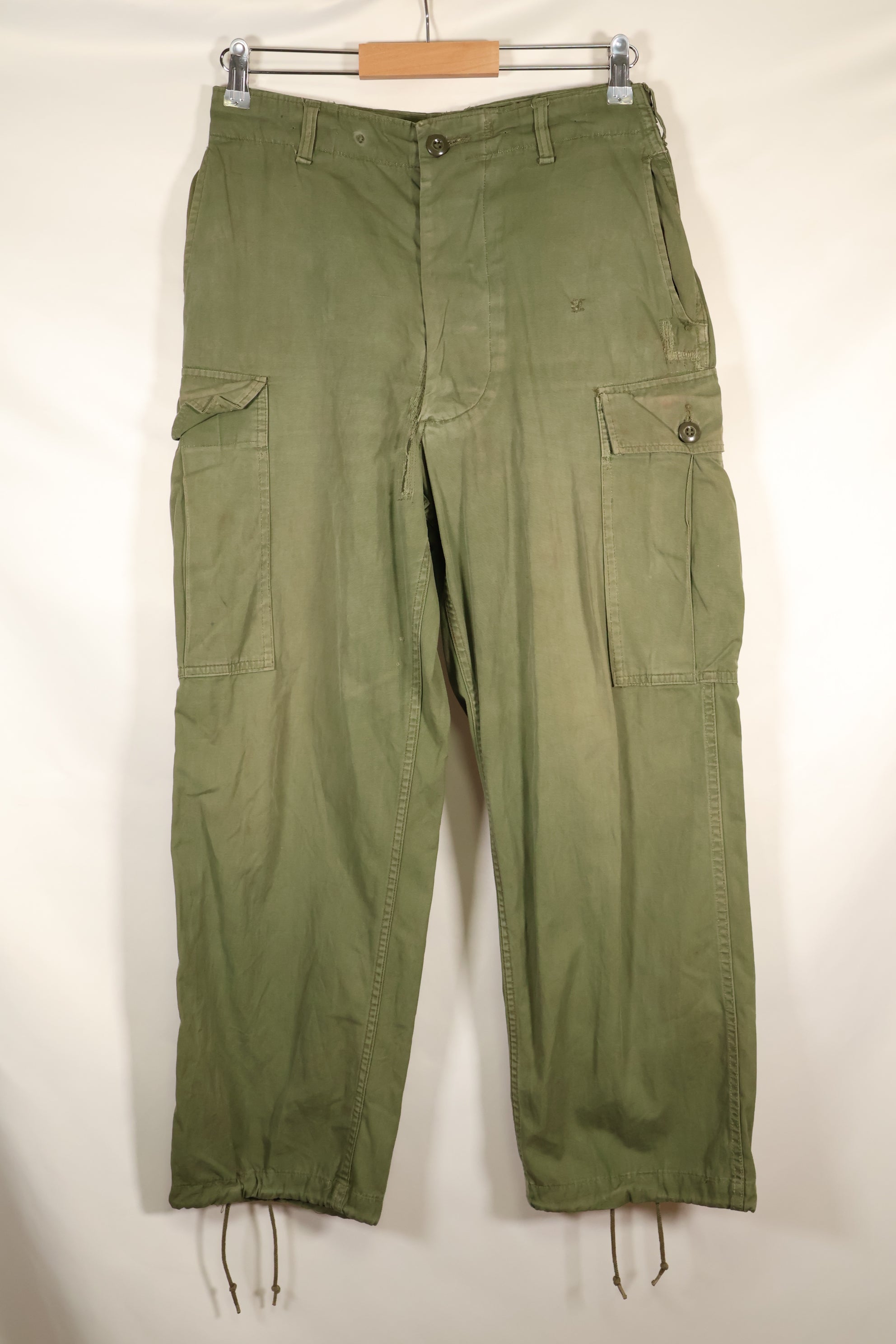 1964 Contract S-S 1st Model Jungle Fatigue Pants, Film Company Release, Faded, Used