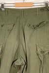 1964 Contract S-S 1st Model Jungle Fatigue Pants, Film Company Release, Faded, Used