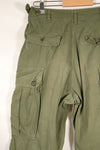 1964 Contract S-S 1st Model Jungle Fatigue Pants, Film Company Release, Faded, Used