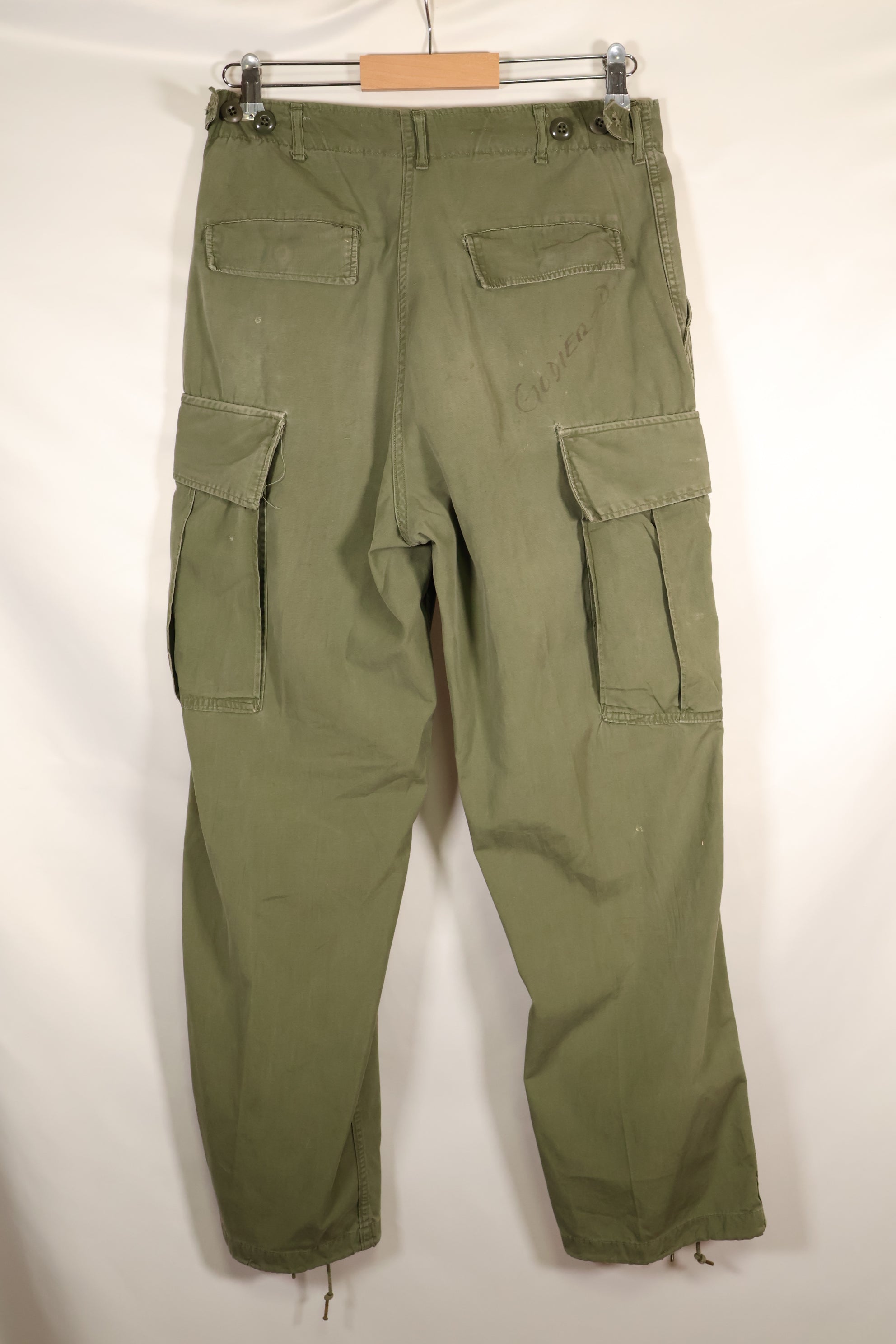 Circa 1965 S-R 2nd Model Jungle Fatigue Pants, used, released by film company