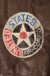 Early 1940s, U.S. Army Air Forces (USAAF), A-2 Summer Flight Jacket, Used, Postwar Paint