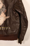 Early 1940s, U.S. Army Air Forces (USAAF), A-2 Summer Flight Jacket, Used, Postwar Paint