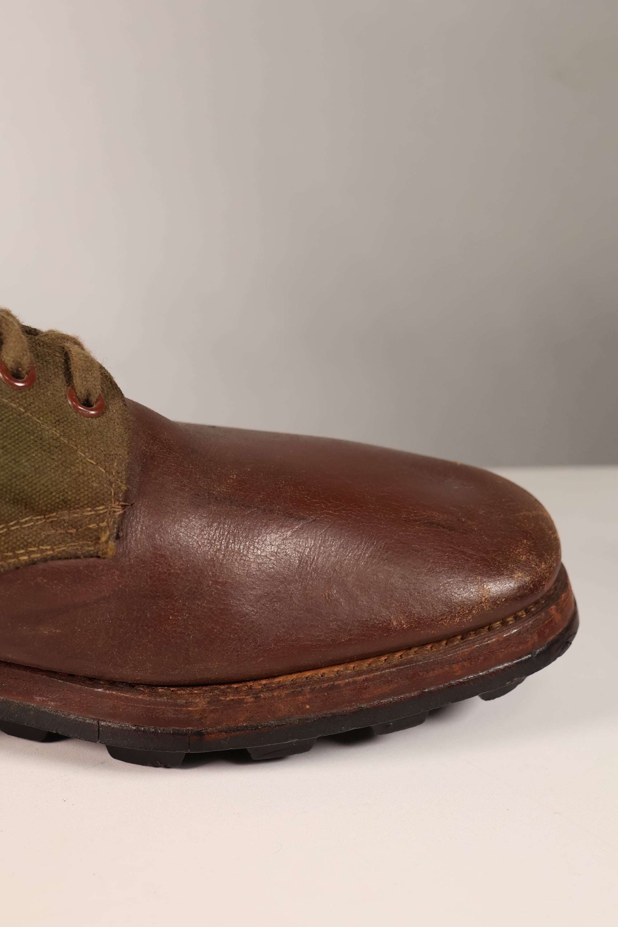 Actual 1951 tropical boots, commonly known as Okinawa boots, rare, used 10 27cm, large size