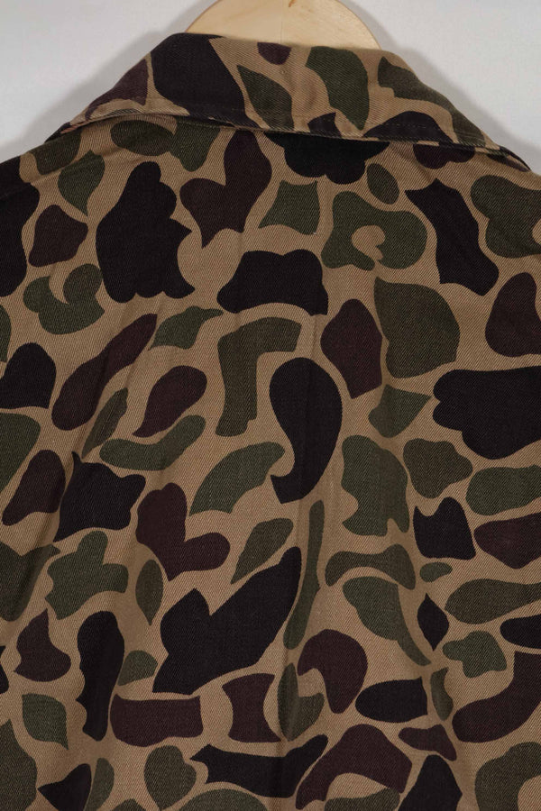 Real CIDG 13 Star Button Beogam Camouflage Shirt Local Made Frogskin Camouflage Used