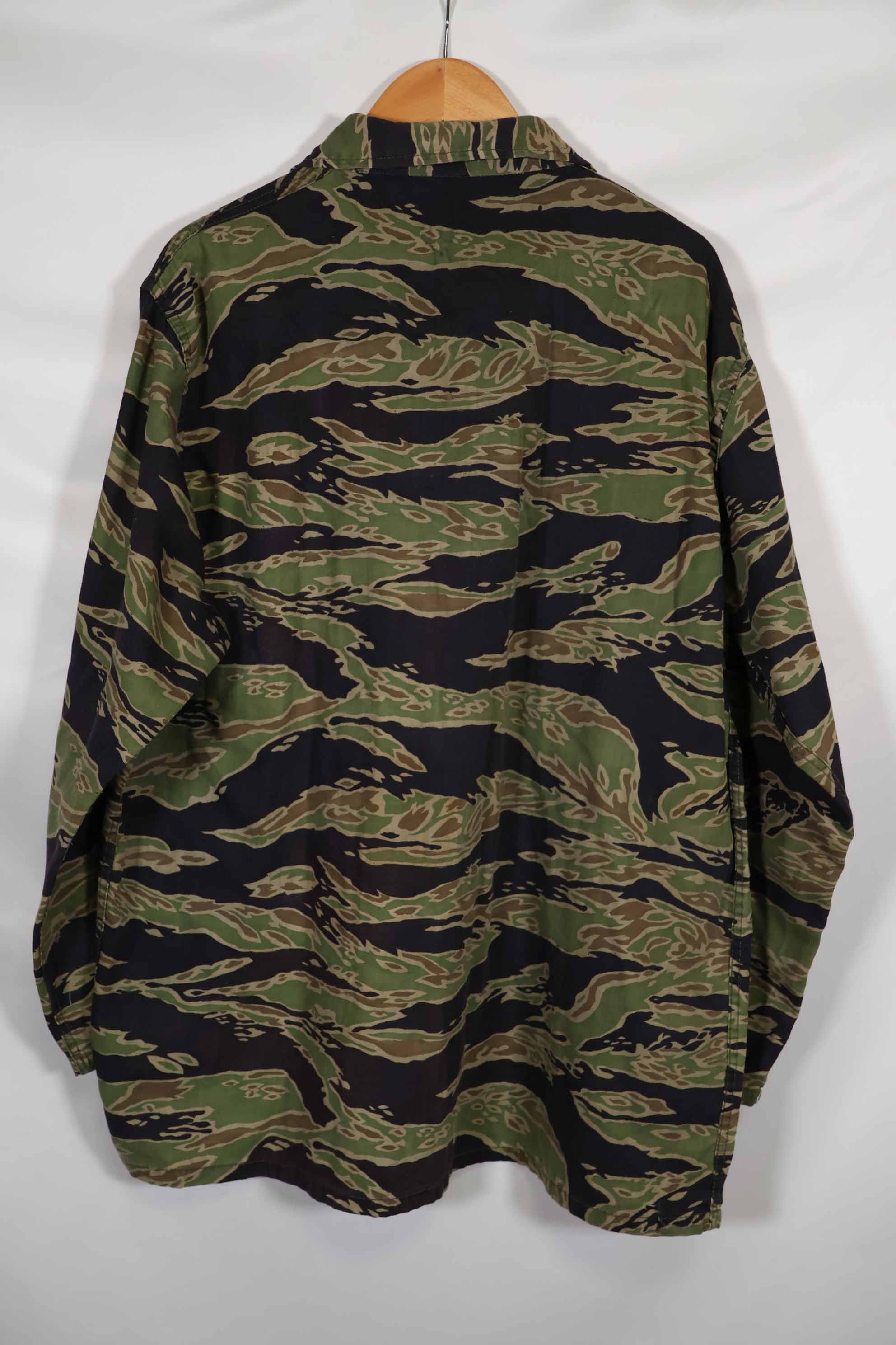 Real Late War Pattern Tiger Stripe US-M Shirt Used