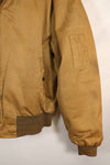 1950's USAF B-15 cotton flight jacket, commercial model, used.
