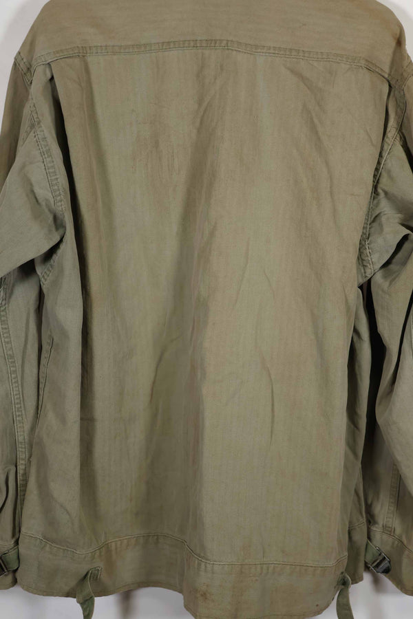 Real 1940s WWII M41 US Army HBT Utility Uniform Jacket Used