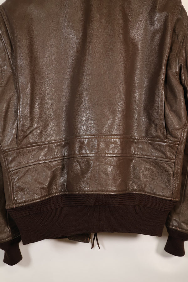 1977 Contract Size 42 US Navy G-1 Flight Jacket Intermediates Used