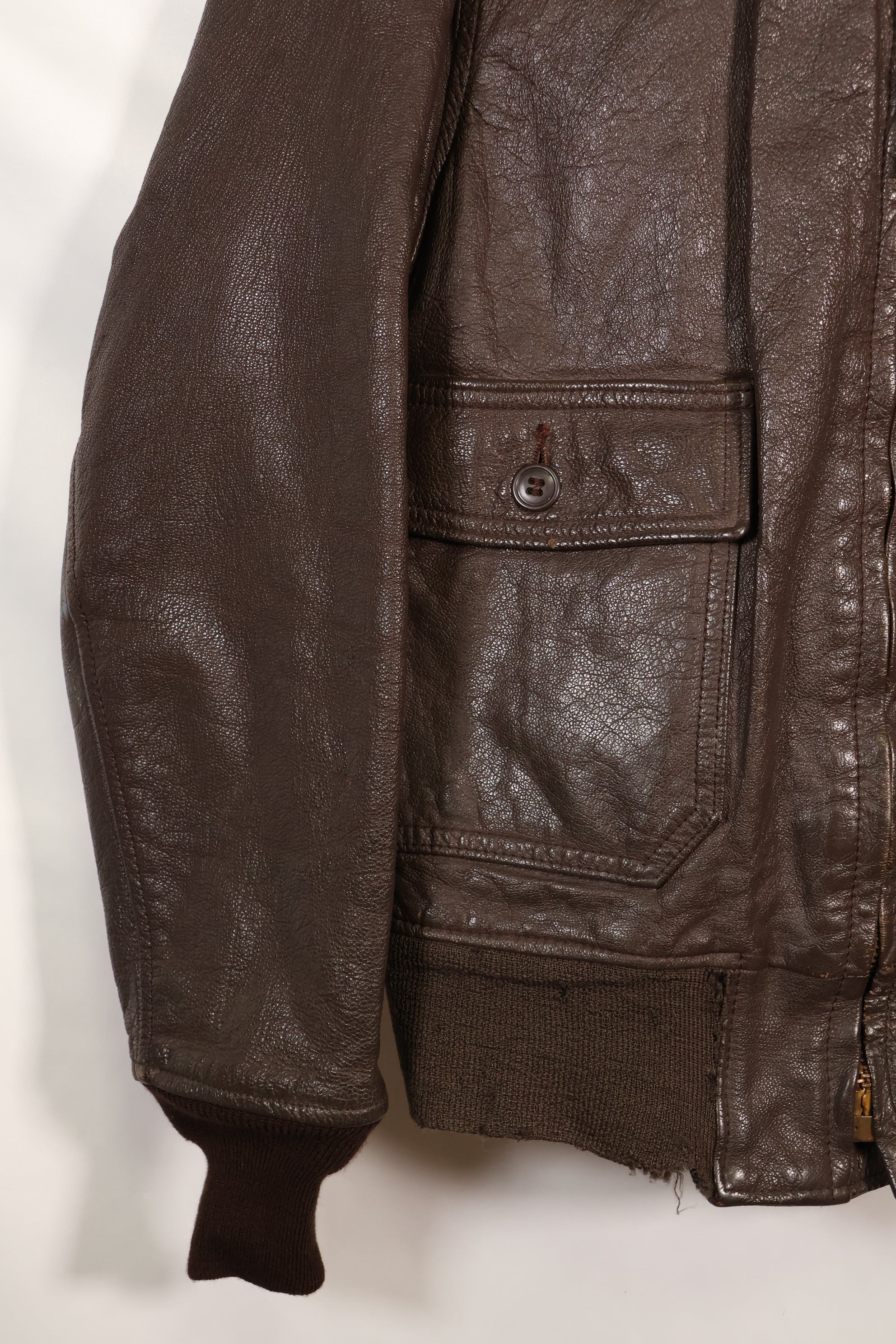 1971 Contract Size 42 US Navy G-1 Flight Jacket Intermediates Used