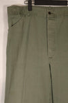 Real 1940s USMC M42 HBT Utility Pants, large size, used.