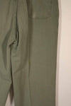 Real 1940s USMC M42 HBT Utility Pants, large size, used.