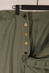 Real 1940s USMC M42 HBT Utility Pants, large size, used.