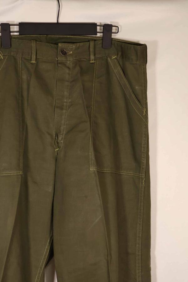 Real 1950s U.S. Army Cotton Utility Pants, Used