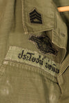 1970 Contract, Presumed S-R, 4th Model Jungle Fatigue Jacket, Thai Army Patch, Used