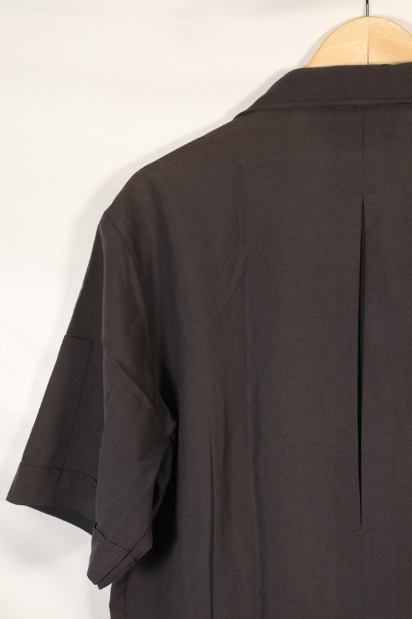 1960s Saigon Taylor Made Black Safari Jacket Pants Set