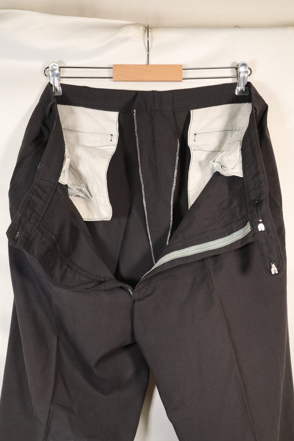 1960s Saigon Taylor Made Black Safari Jacket Pants Set