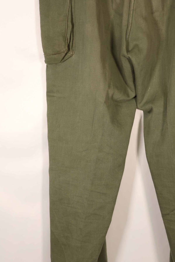 Real 1940s-50s US Army M43 Pants Cut Cotton Pants Used