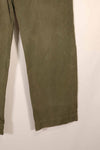 Real 1940s U.S. Army M45 cotton field pants, used.