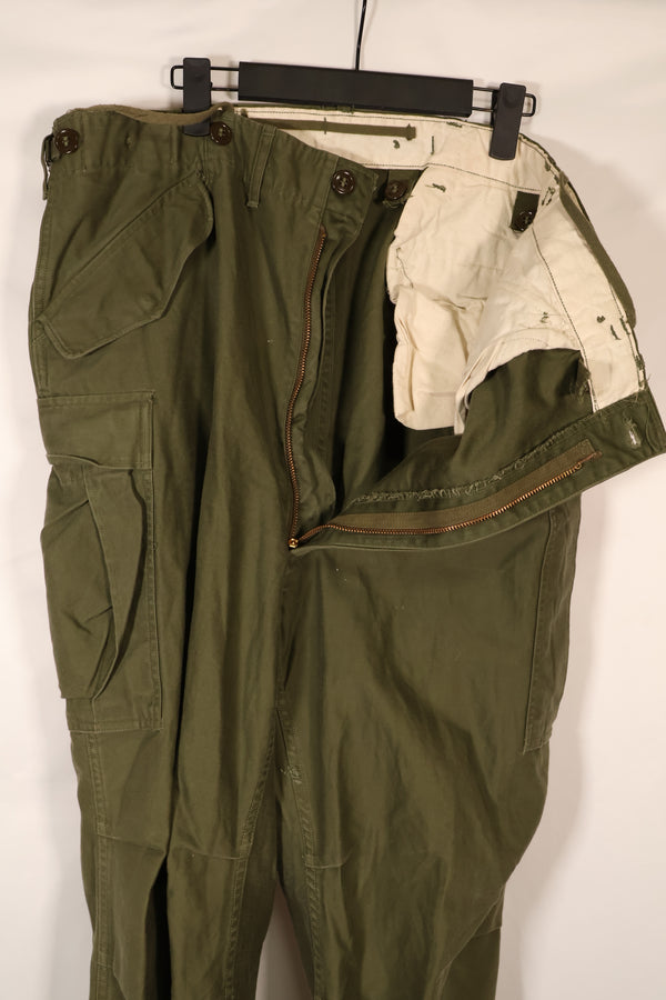 Real 1953 M51 cotton field pants, used M-R