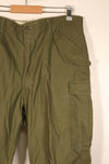 1967 Contract, M-R, U.S. Military, M-65 Field Pants, Early Production, Used
