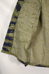 Early 1970s A-M TO-78 Silver Tiger Variation Tiger Stripe Shirt, used.