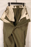 Real 1940s-50s US Army M45 cotton field pants, used.