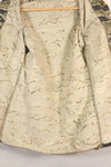 Early 1970s Late War Pattern Tiger Stripe Heavy Cotton Shirt, faded, used.