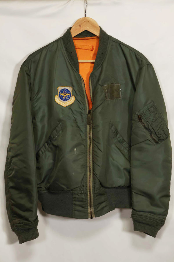 1968 Contract USAF L2-B Light Zone Flight Jacket Large Size Used