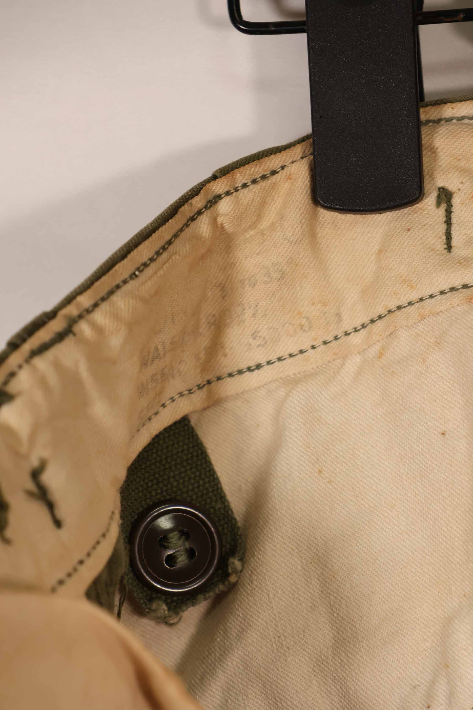 Real 1950s U.S. Army M51 Cotton Field Pants, used.