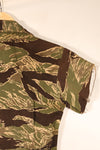 Circa 1965–66 | Asian Cut | Okinawa Tiger Pattern | Short-Sleeve Custom | Tiger Stripe | Shirt | JWD | Used