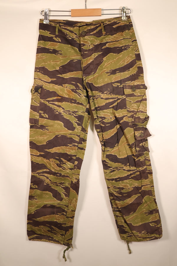 Late 1960s, A-M, Late War Pattern, Heavyweight Fabric, Tiger Stripe Pants, Asian Cut, Used