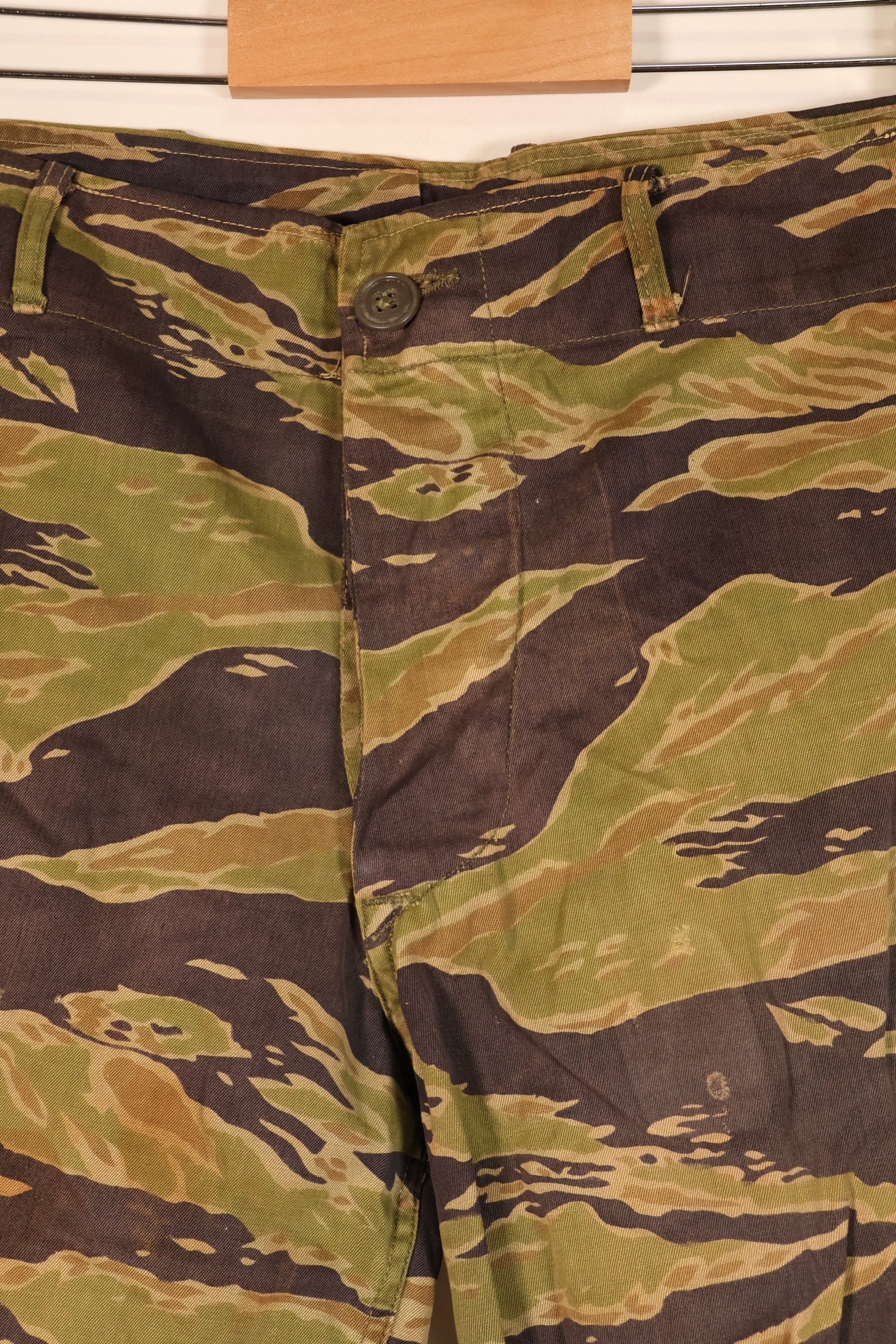 Late 1960s, A-M, Late War Pattern, Heavyweight Fabric, Tiger Stripe Pants, Asian Cut, Used
