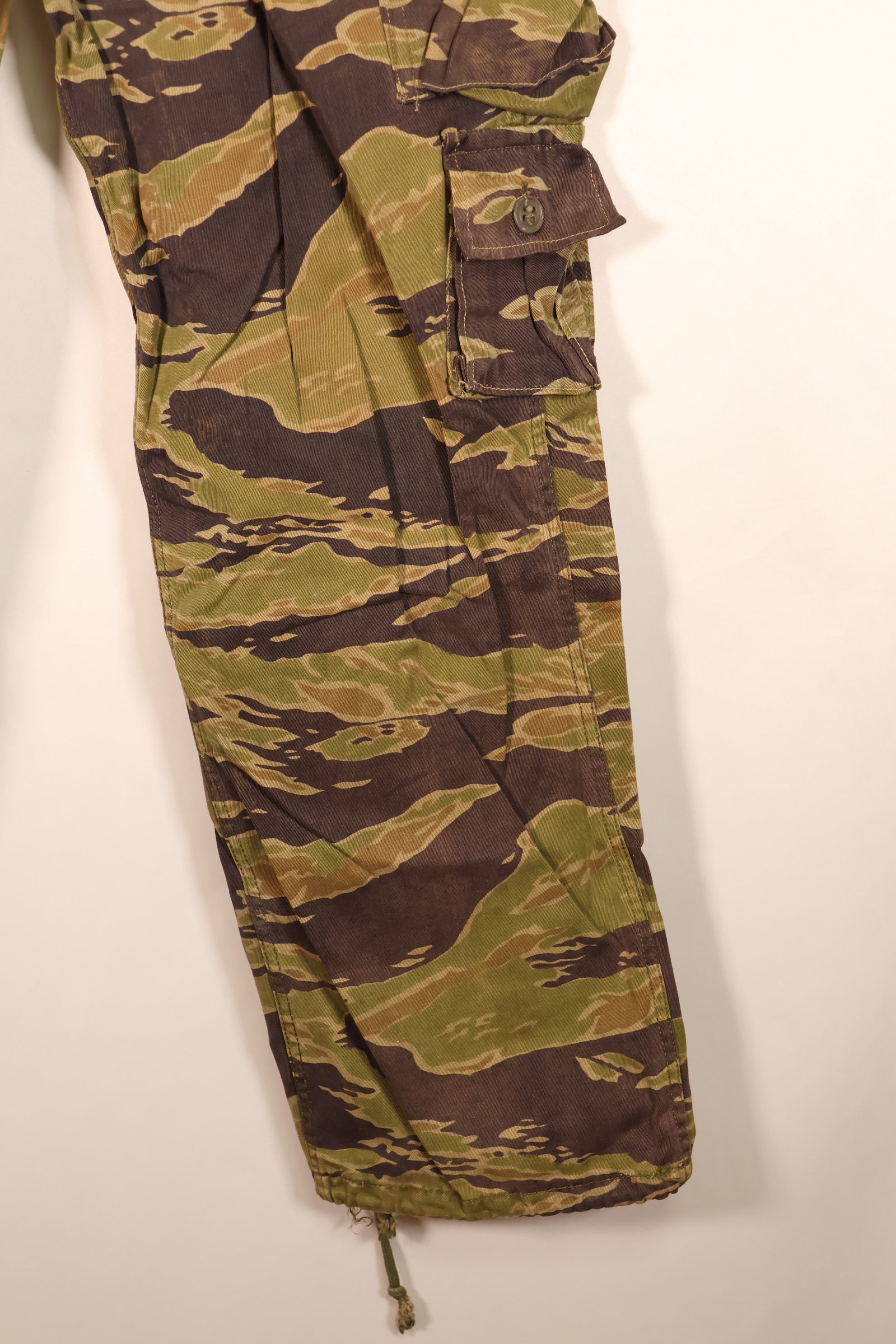 Late 1960s, A-M, Late War Pattern, Heavyweight Fabric, Tiger Stripe Pants, Asian Cut, Used