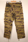 Late 1960s, A-M, Late War Pattern, Heavyweight Fabric, Tiger Stripe Pants, Asian Cut, Used