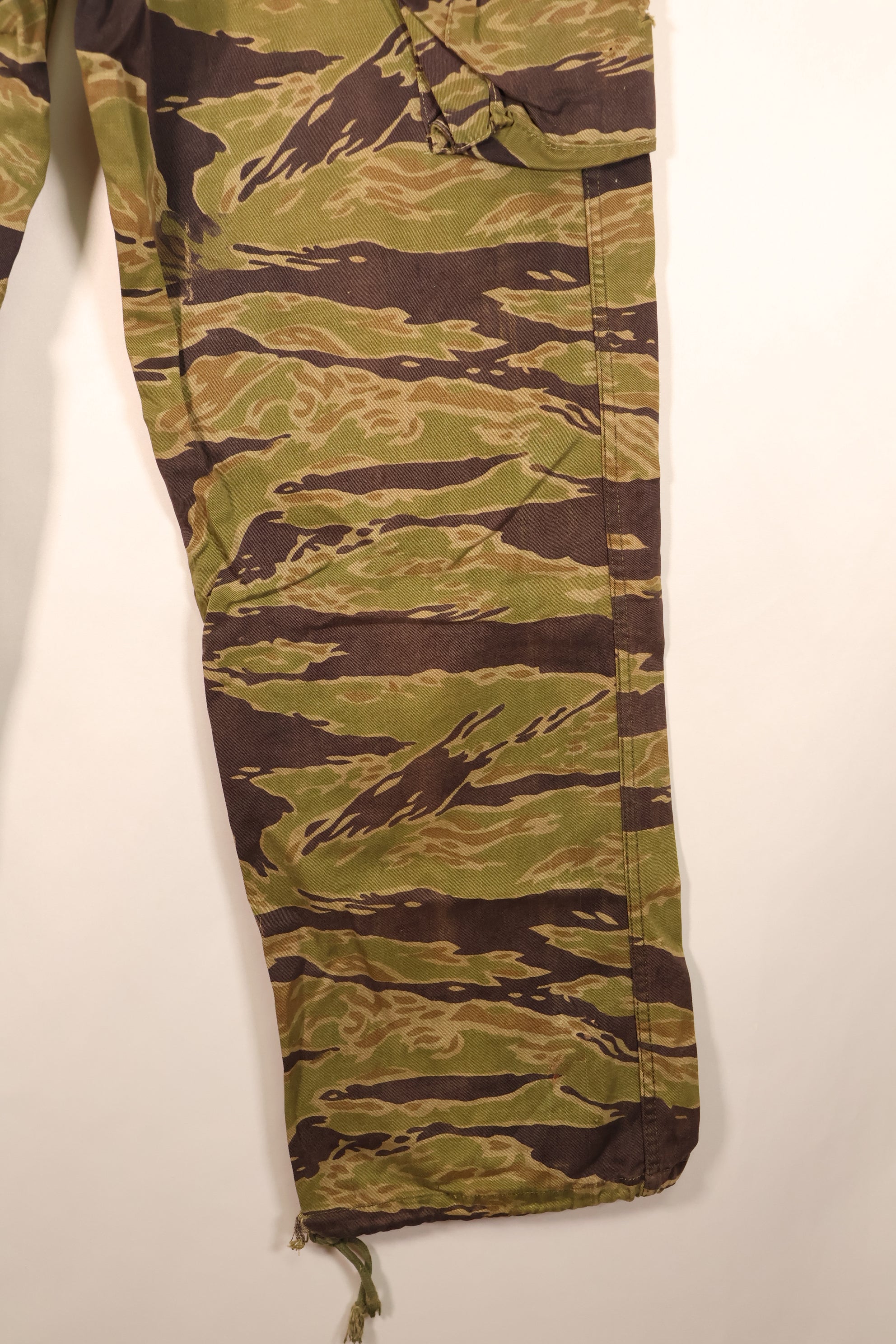 Late 1960s, A-M, Late War Pattern, Heavyweight Fabric, Tiger Stripe Pants, Asian Cut, Used
